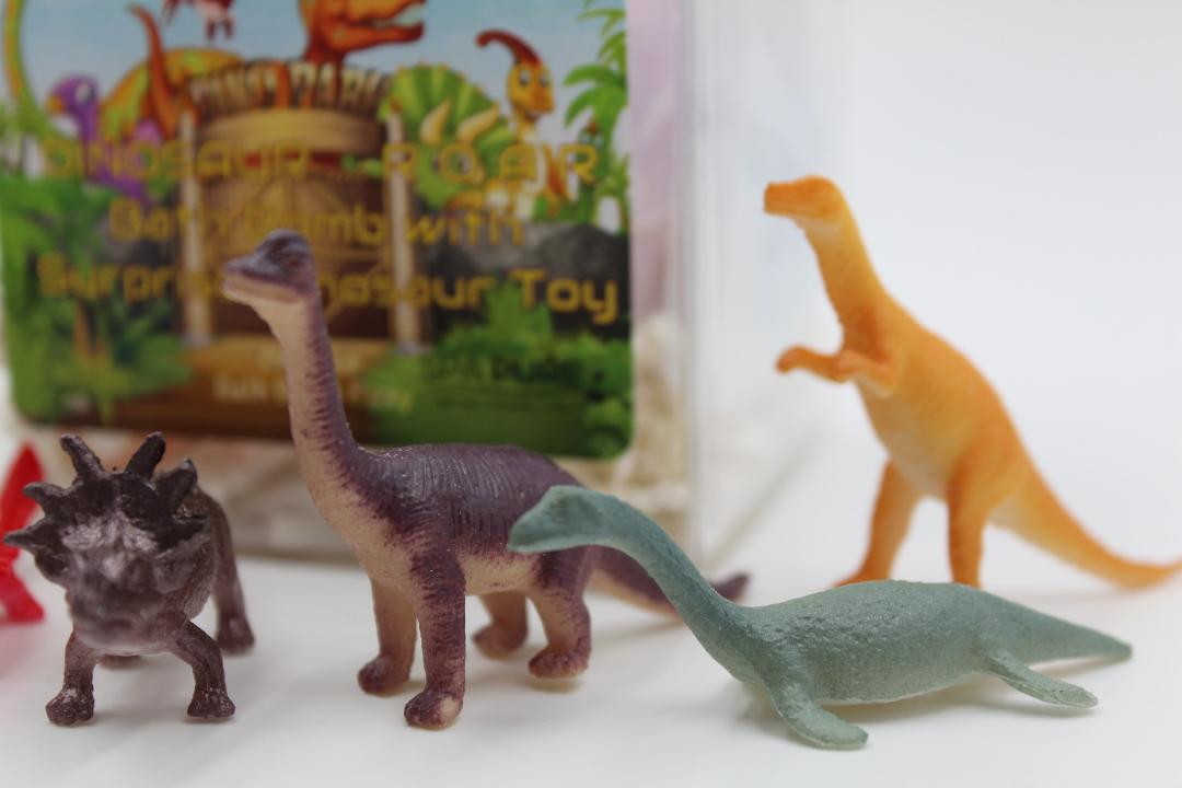 Dinosaur Bath Bomb with Toys Inside - XXL 8-9 oz Kids