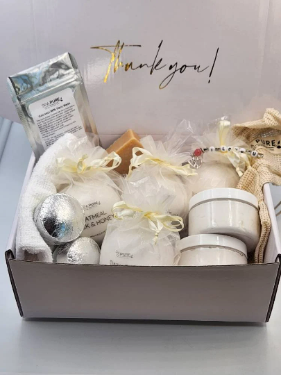 Relaxation Spa Gift Box - Complete Home Spa Day Set for Her