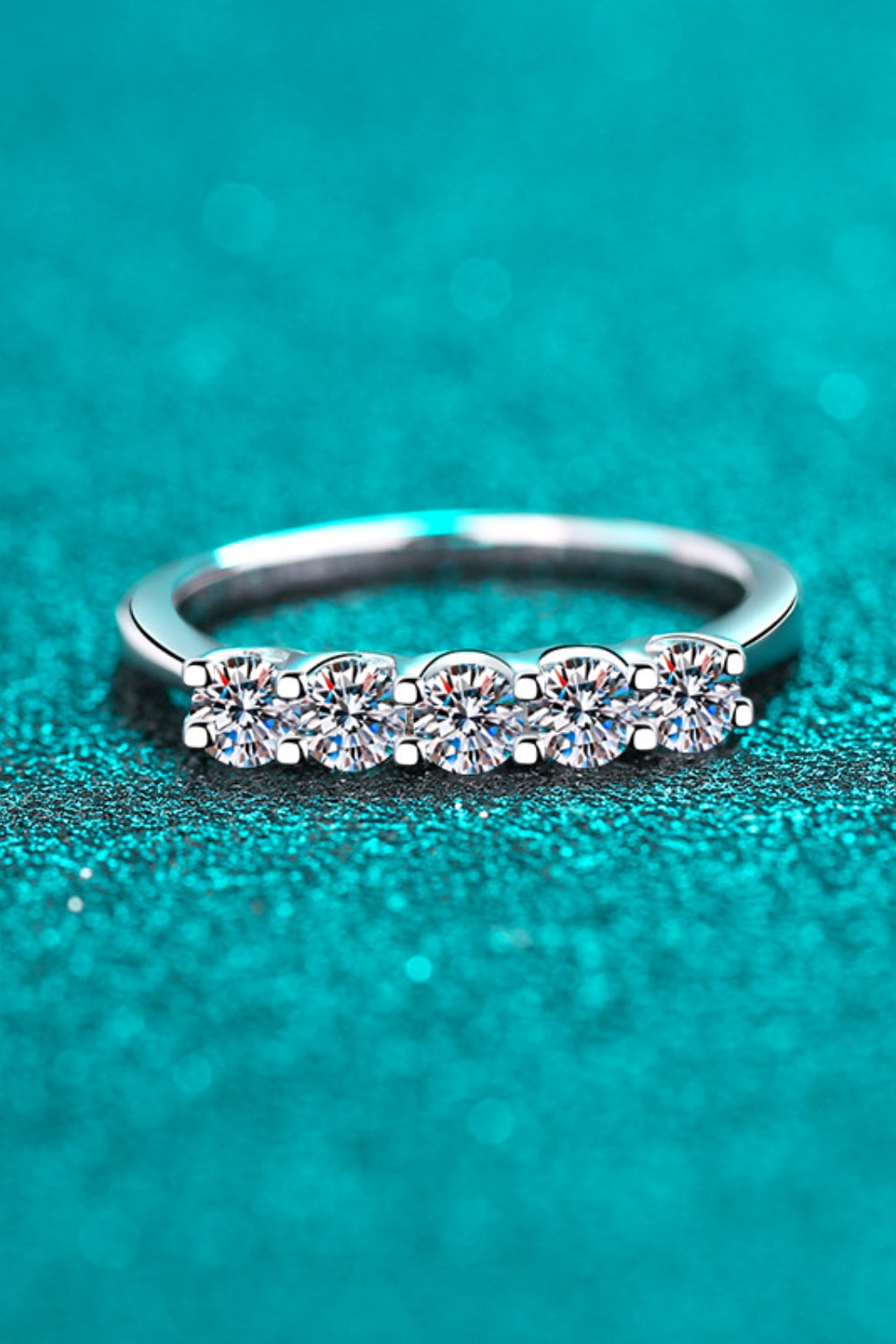 1 Carat Moissanite Ring - 925 Sterling Silver Luxury