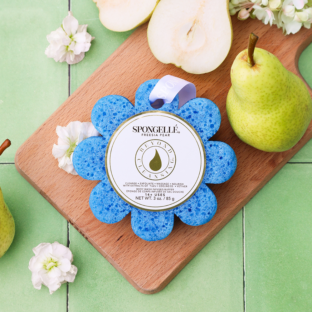 Freesia Pear Wild Flower Bath Sponge