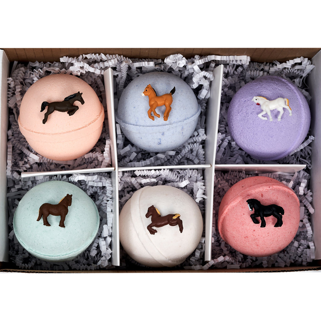Wild Horses Kids Bath Bomb Gift Set - 6 XL Pack