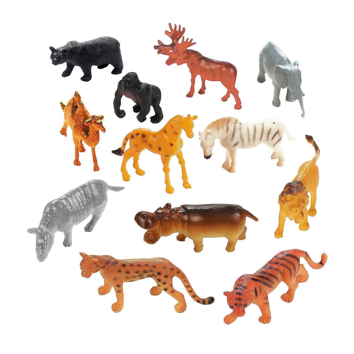 Safari Animals Kids Bath Bomb Gift Set - 6 Pack