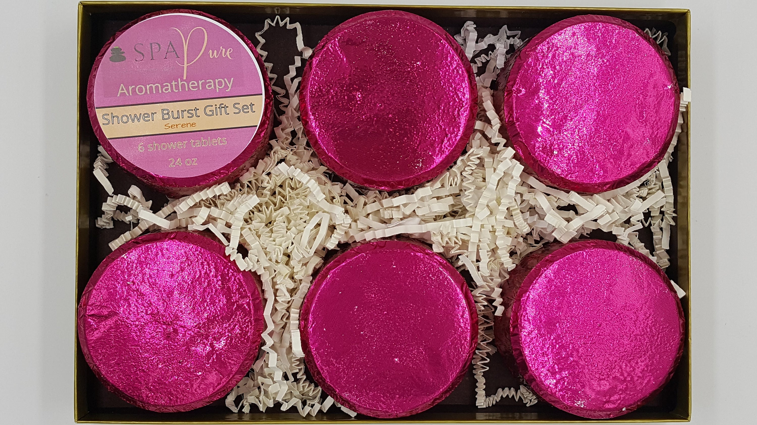 Wildberry Aromatherapy Shower Tablets Gift Set - 6 Pack Serene