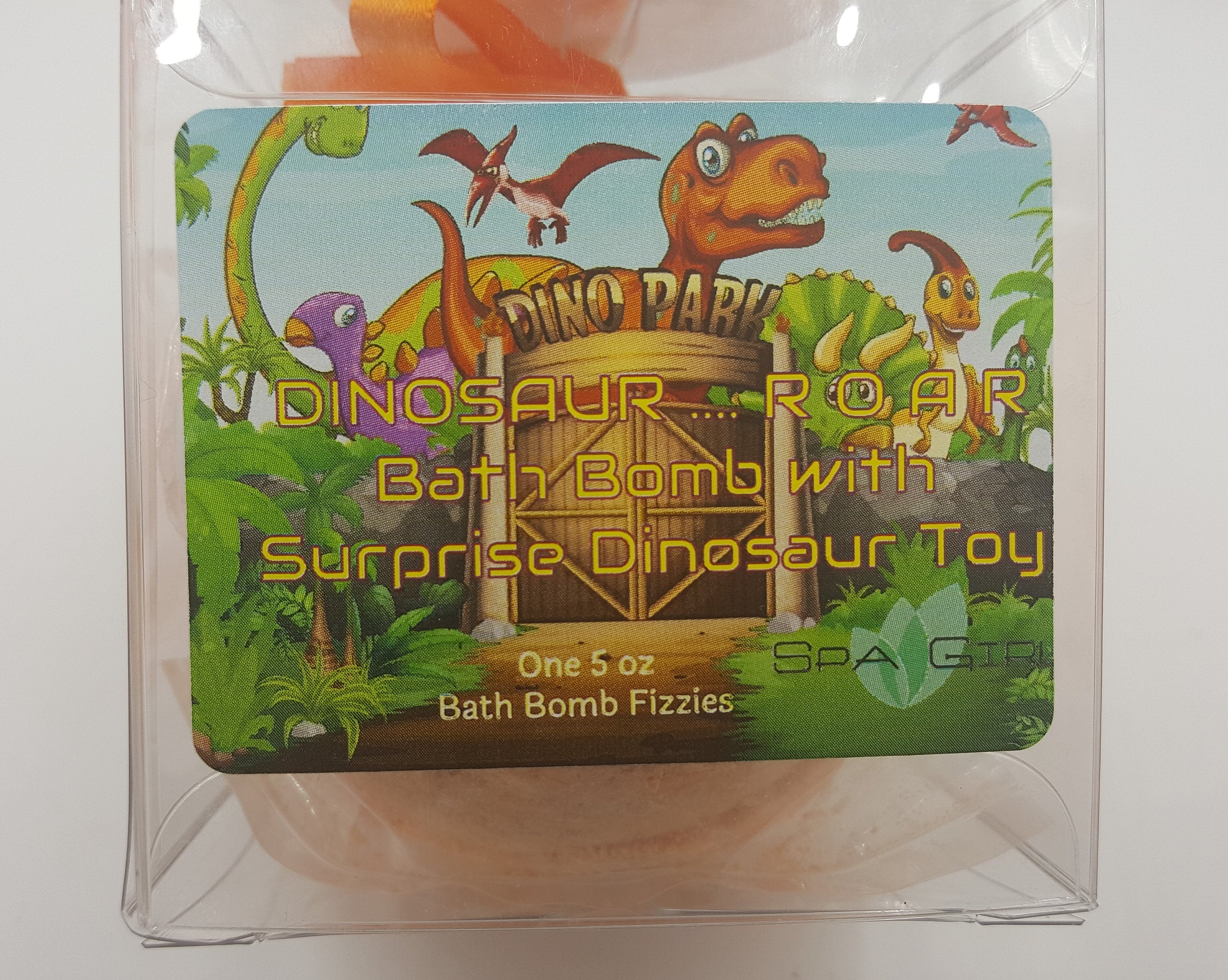 Dinosaur Bath Bomb with Toys Inside - XXL 8-9 oz Kids