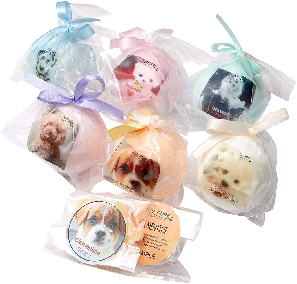 Adopt-A-Puppy Kids Bath Bomb Gift Set - 6 Pack