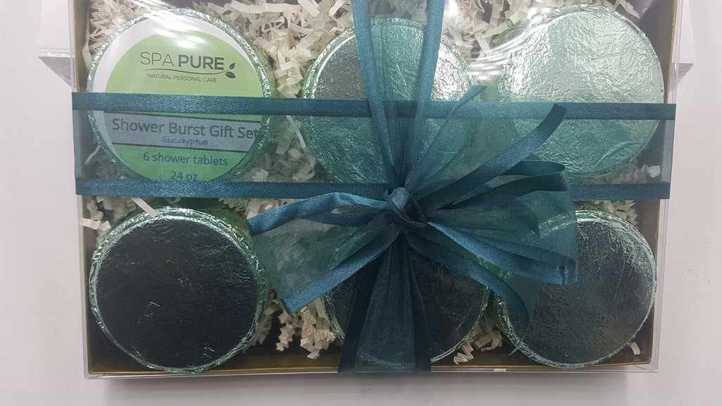 Eucalyptus Aromatherapy Shower Tablets Gift Set - 6 Pack