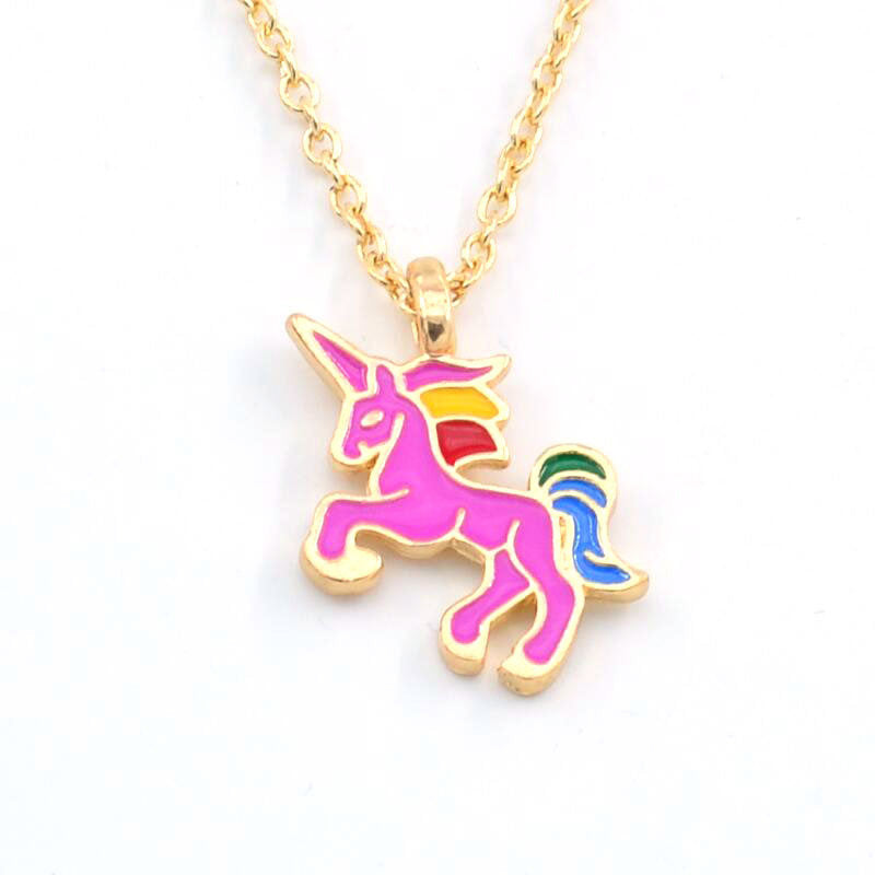 Unicorn Bath Bomb Gift Set with Necklaces Inside - 4 Pack Kids