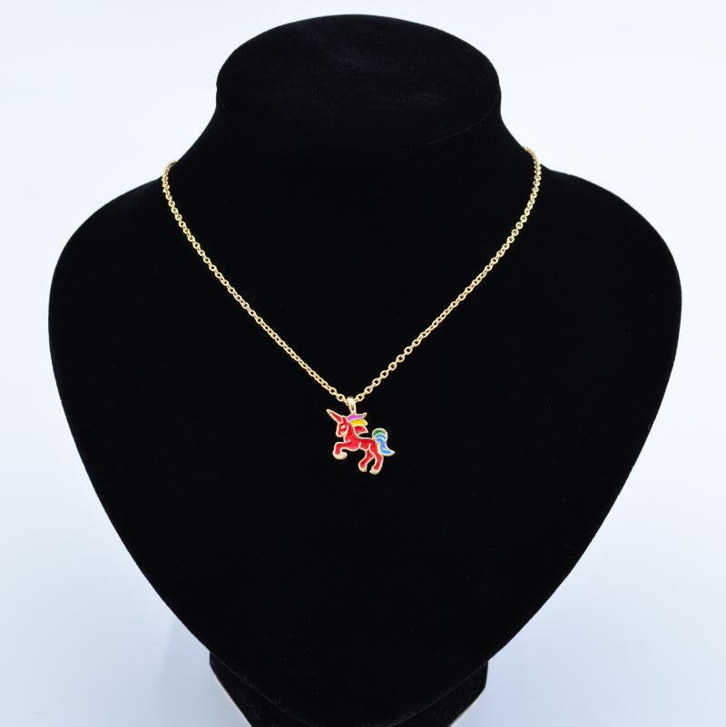 Unicorn Bath Bomb Gift Set with Necklaces Inside - 4 Pack Kids