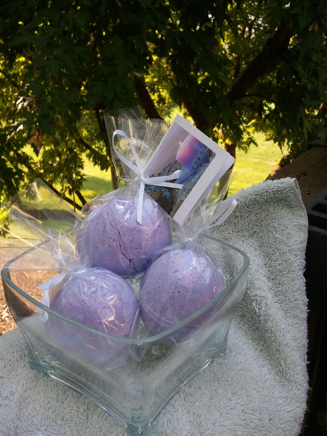 Lavender Bath Bombs 3 Pack - 5 oz Each Dry Skin