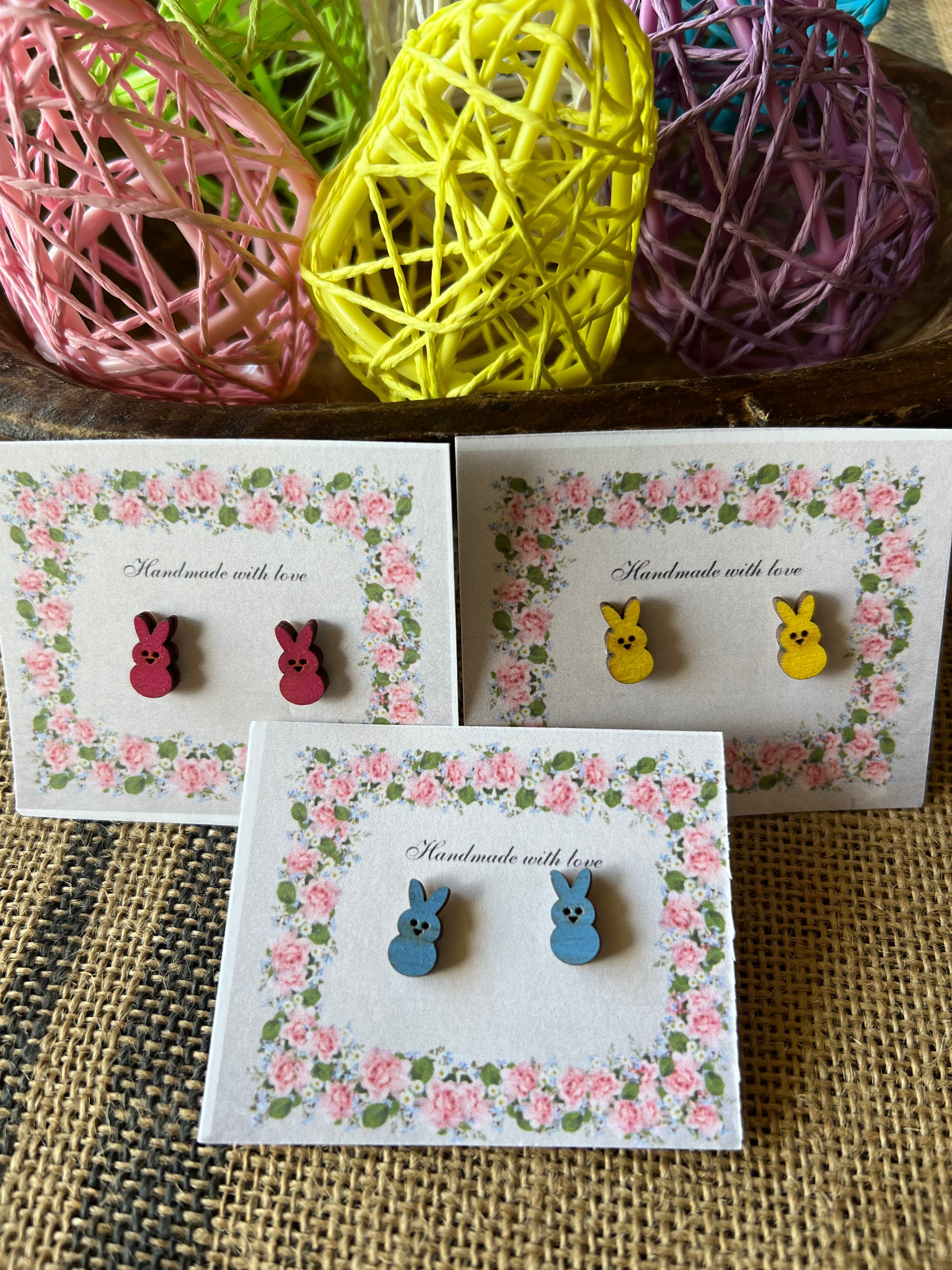 Wooden Earrings - Multiple Designs