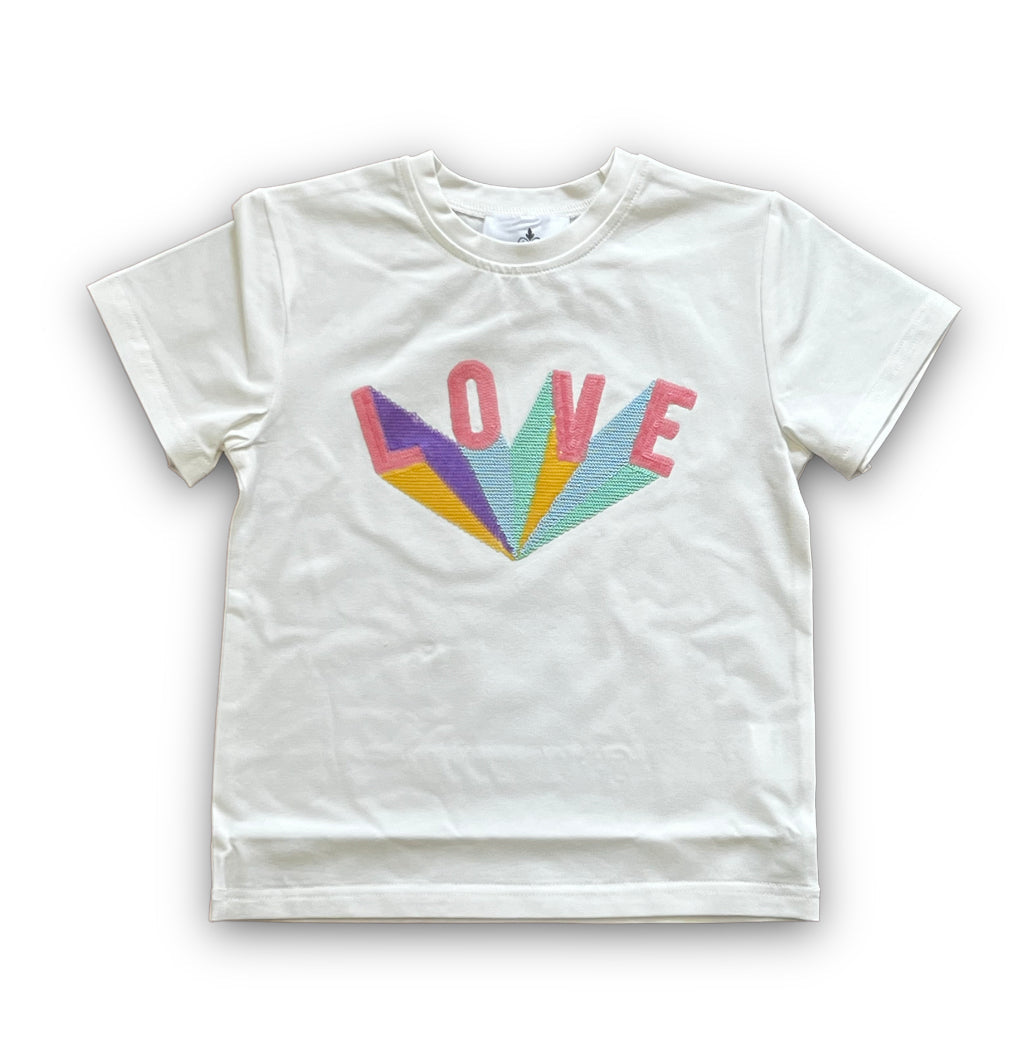 Sequin Love Shirt - Kids