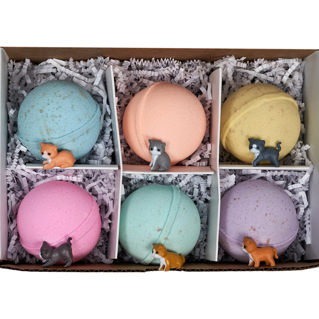 Kittens in Basket Bath Bombs - 6 Pack Adorable