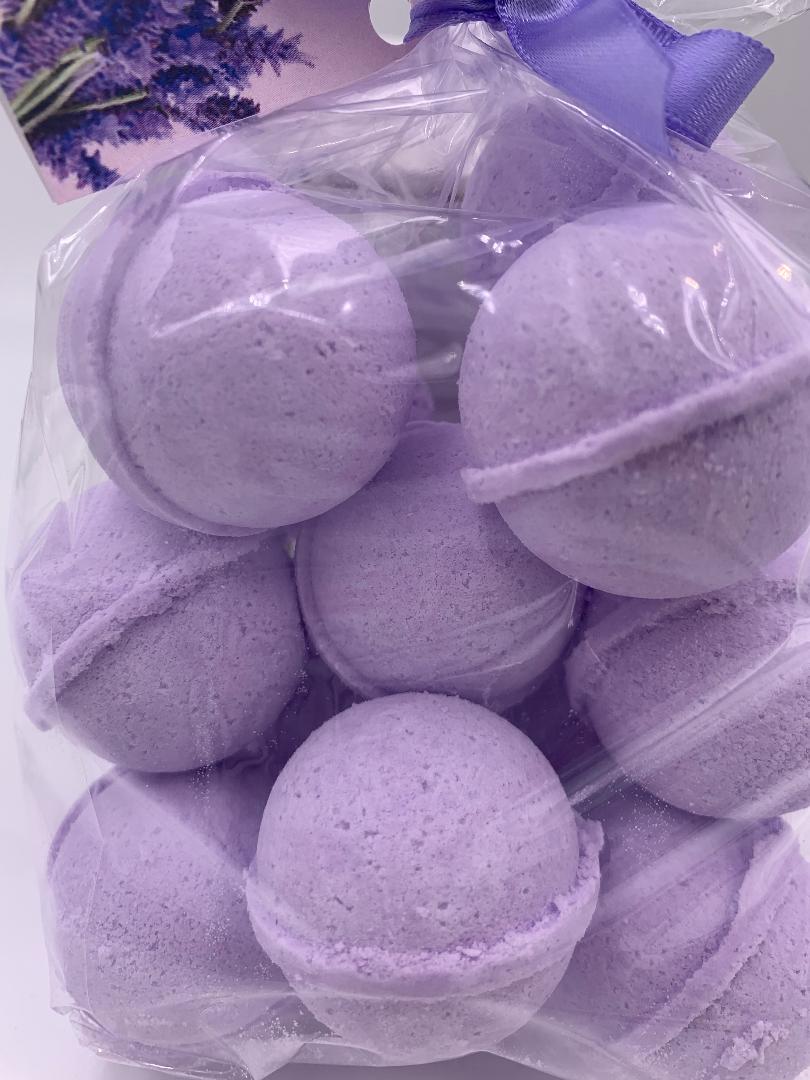 Custom Fragrance Bath Bombs A-D Little Bag - 14 Pack Dry Skin