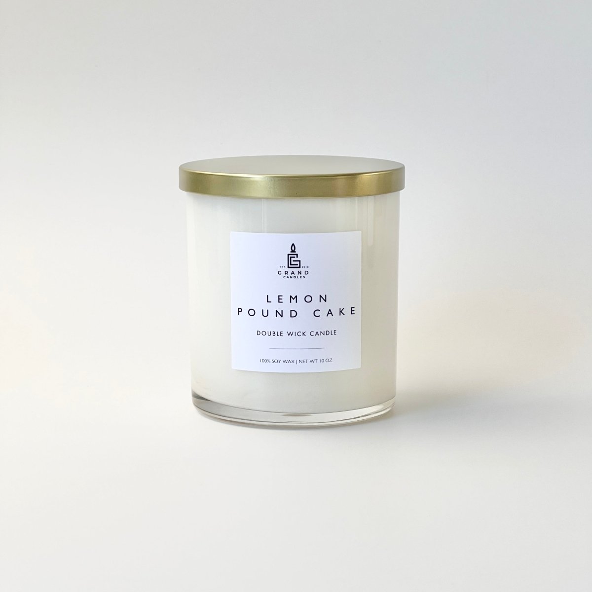 Lemon Pound Cake Candle - Luxury Scented Soy Candle