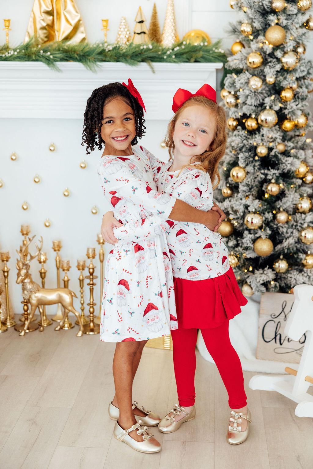 Mistletoe Magic Twirl Dress with Pockets - Kids