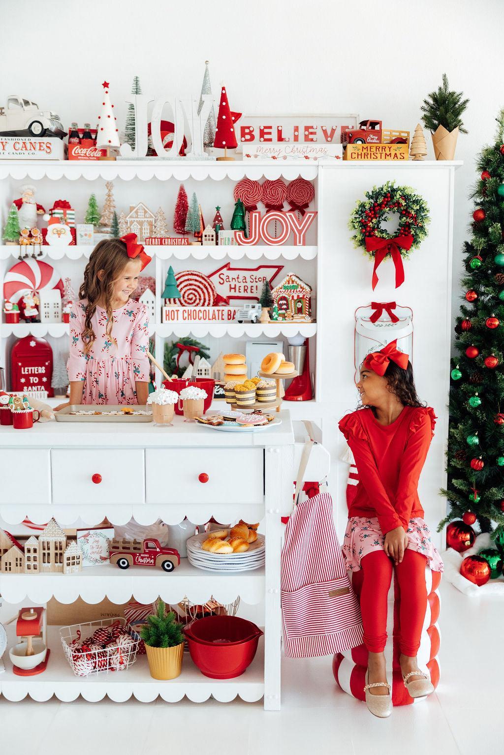 Candy Cane Cutie Twirl Skegging - Kids