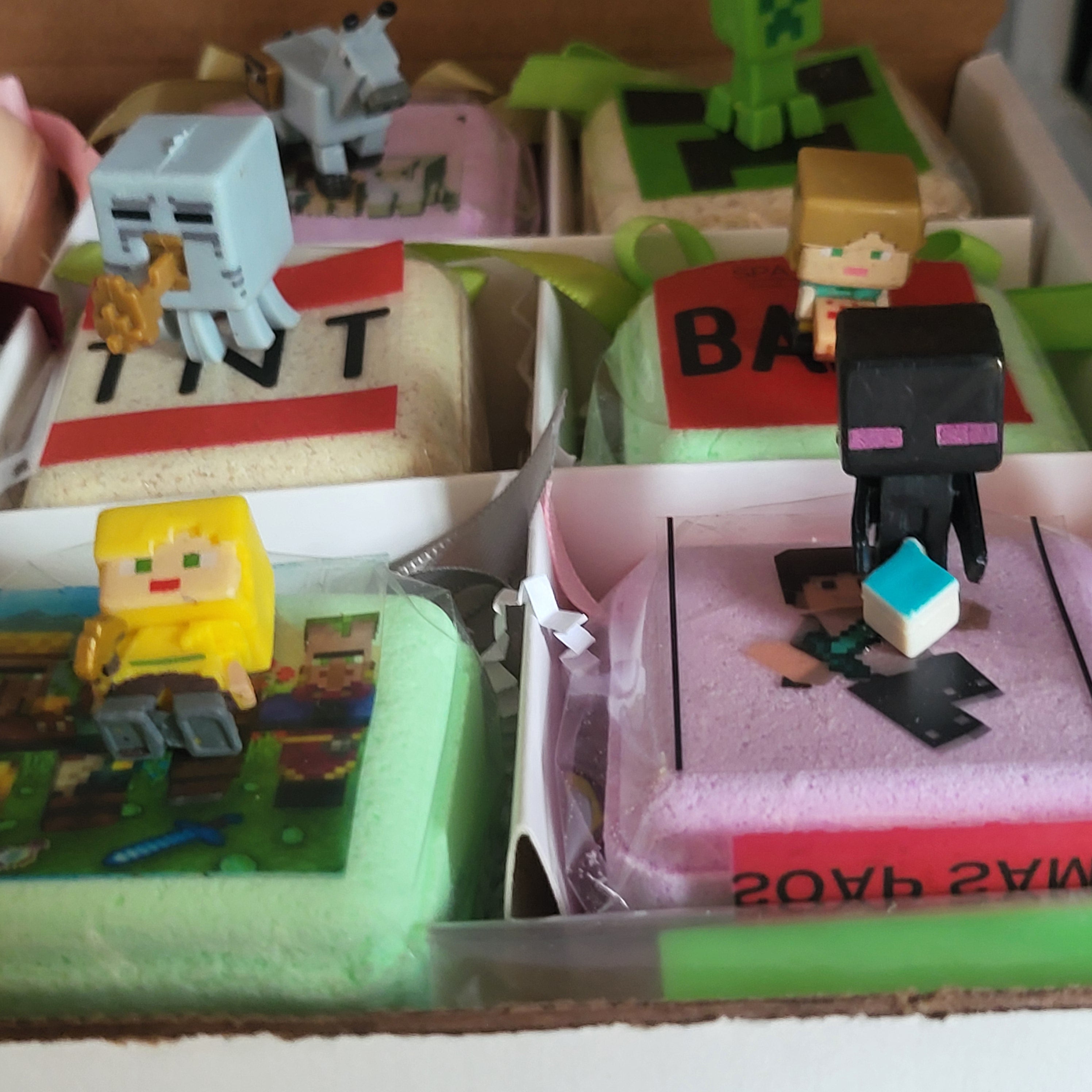 MineCrafter Bath Bombs with Toys Inside - 12 Pack USA Made Kids