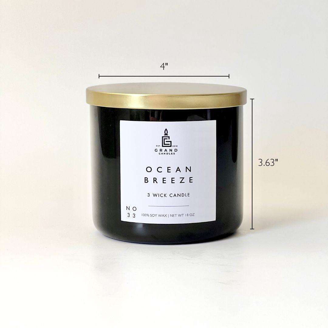 Ocean Breeze Candle - Luxury Scented Soy Candle