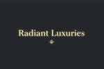 Radiant Luxuries Logo - Inverse with Glow