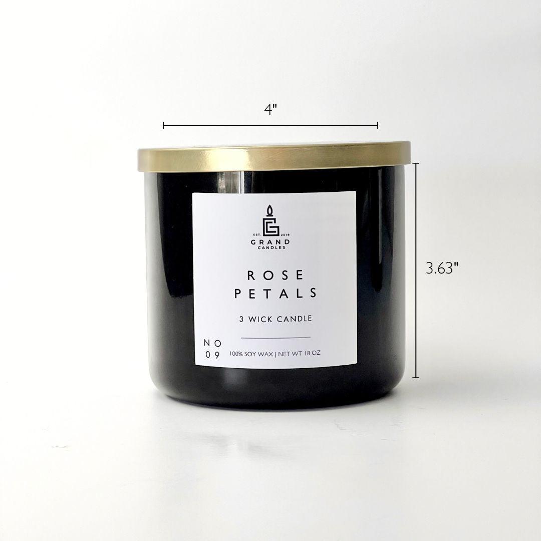 Rose Petals Candle - Luxury Scented Soy Candle