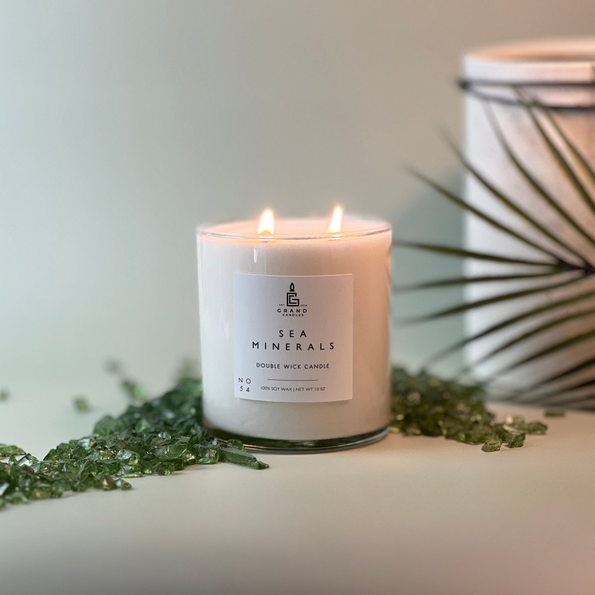 Sea Minerals Candle - Luxury Scented Soy Candle