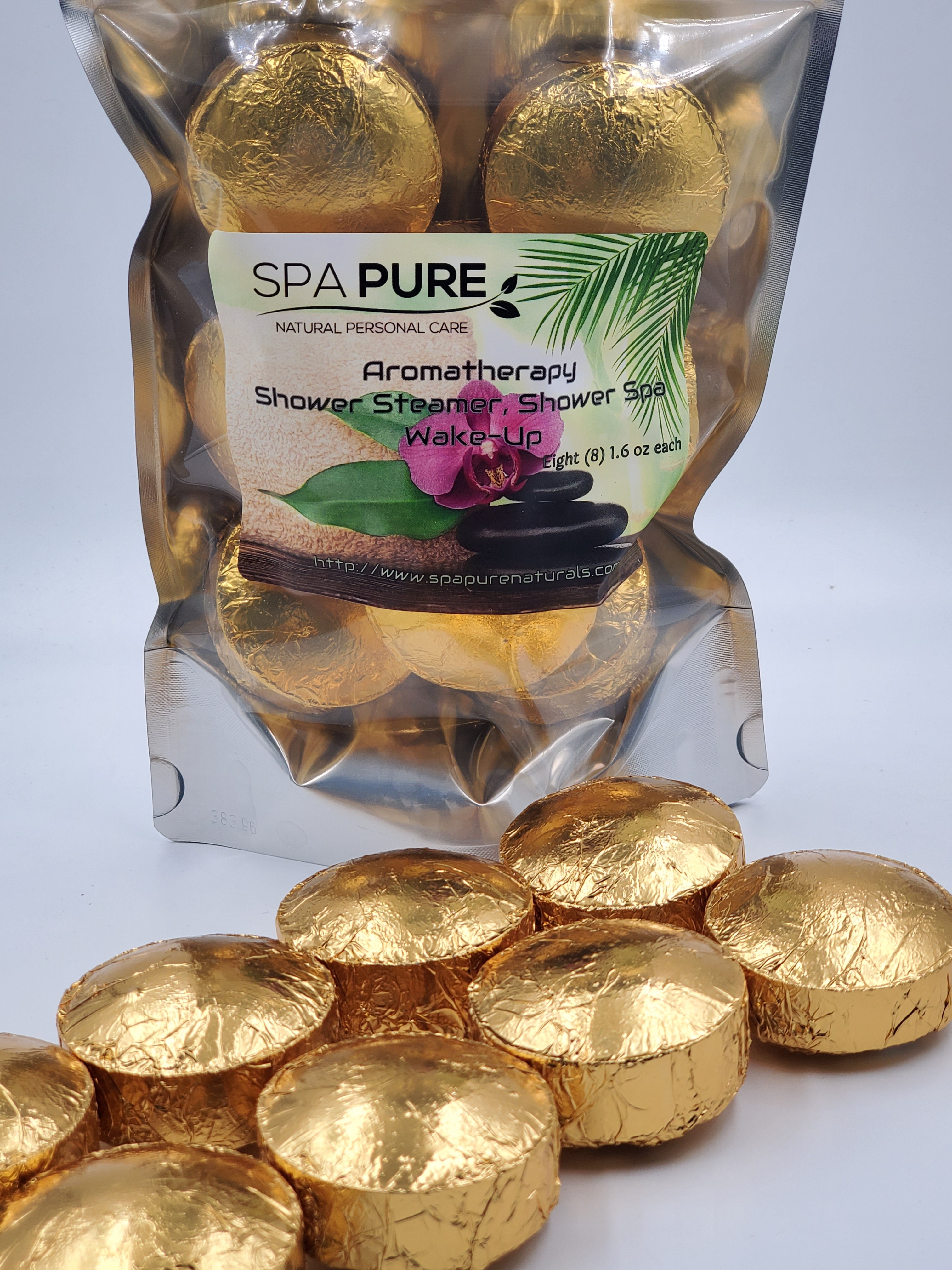 Aromatherapy Shower Bombs - 8 Pack USA Made Natural Essential Oils