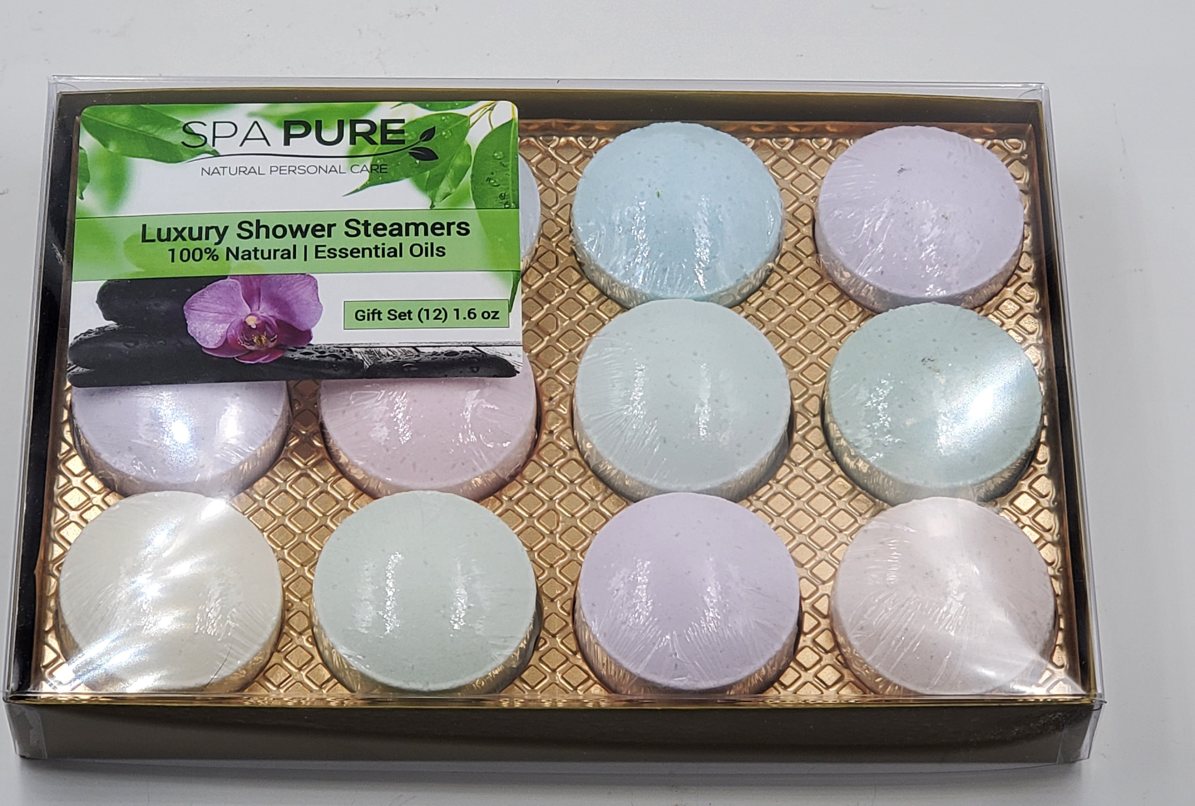 Aromatherapy Shower Steamers - 12 Pack Newest Popular Scents