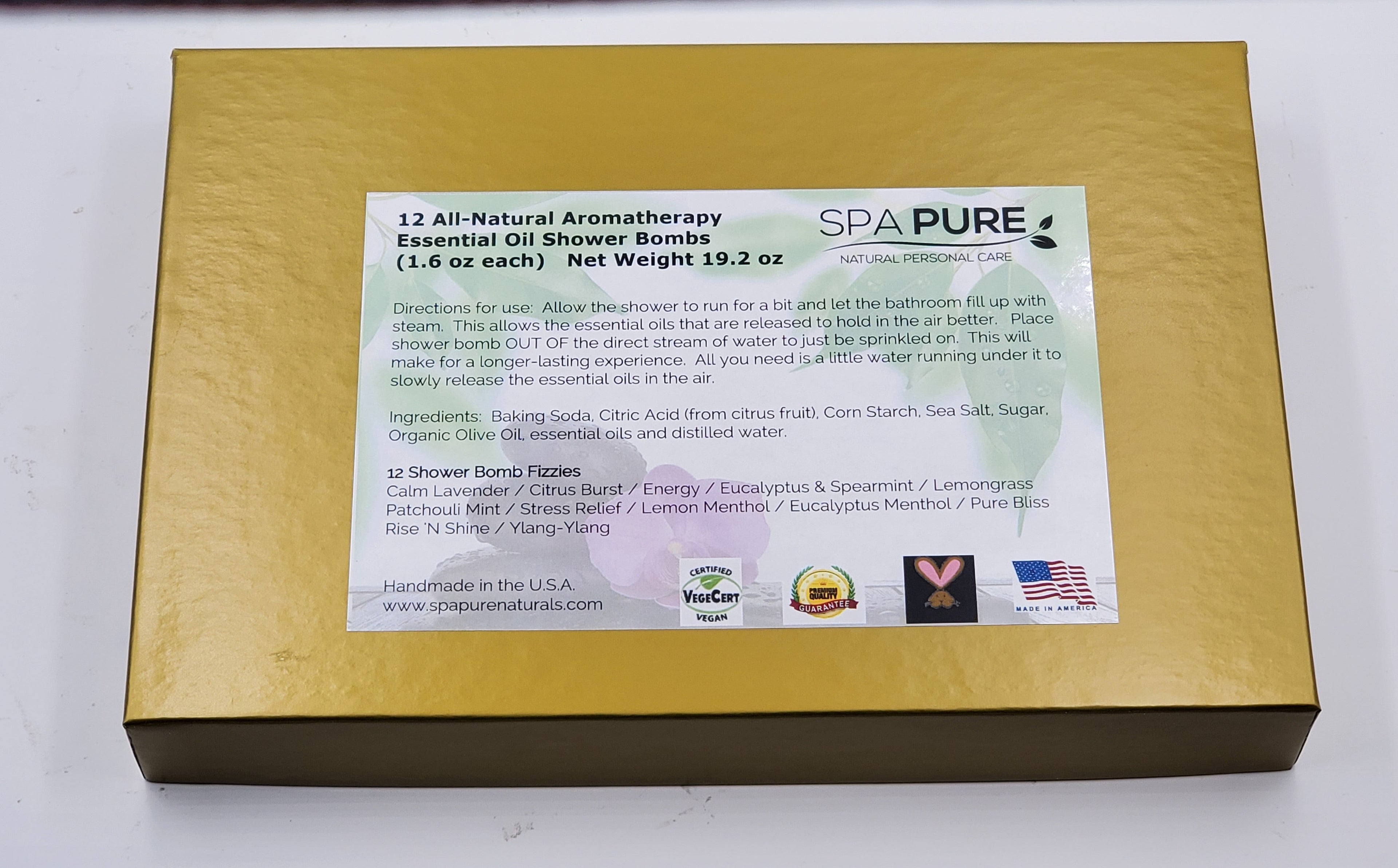 Aromatherapy Shower Steamers - 12 Pack Newest Popular Scents