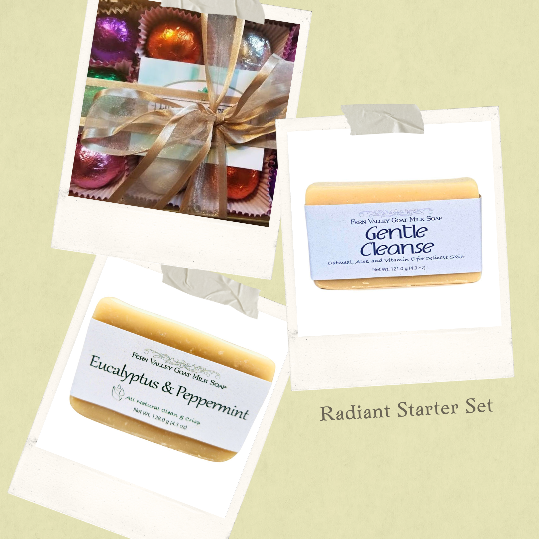 Radiant Starter Set – Bath Bombs and Goat Milk Soaps